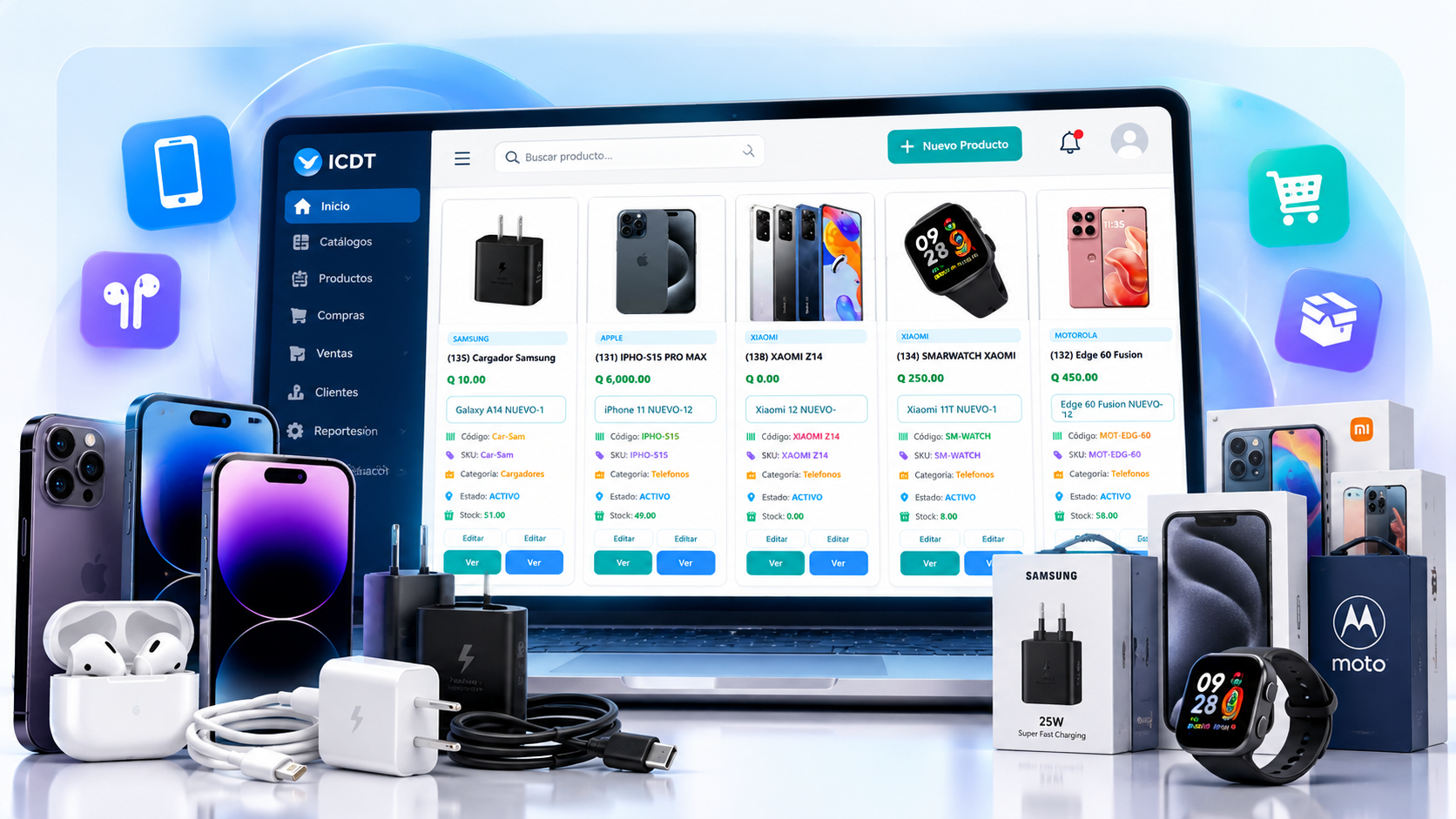 Sistema ICDT para Venta de Celulares